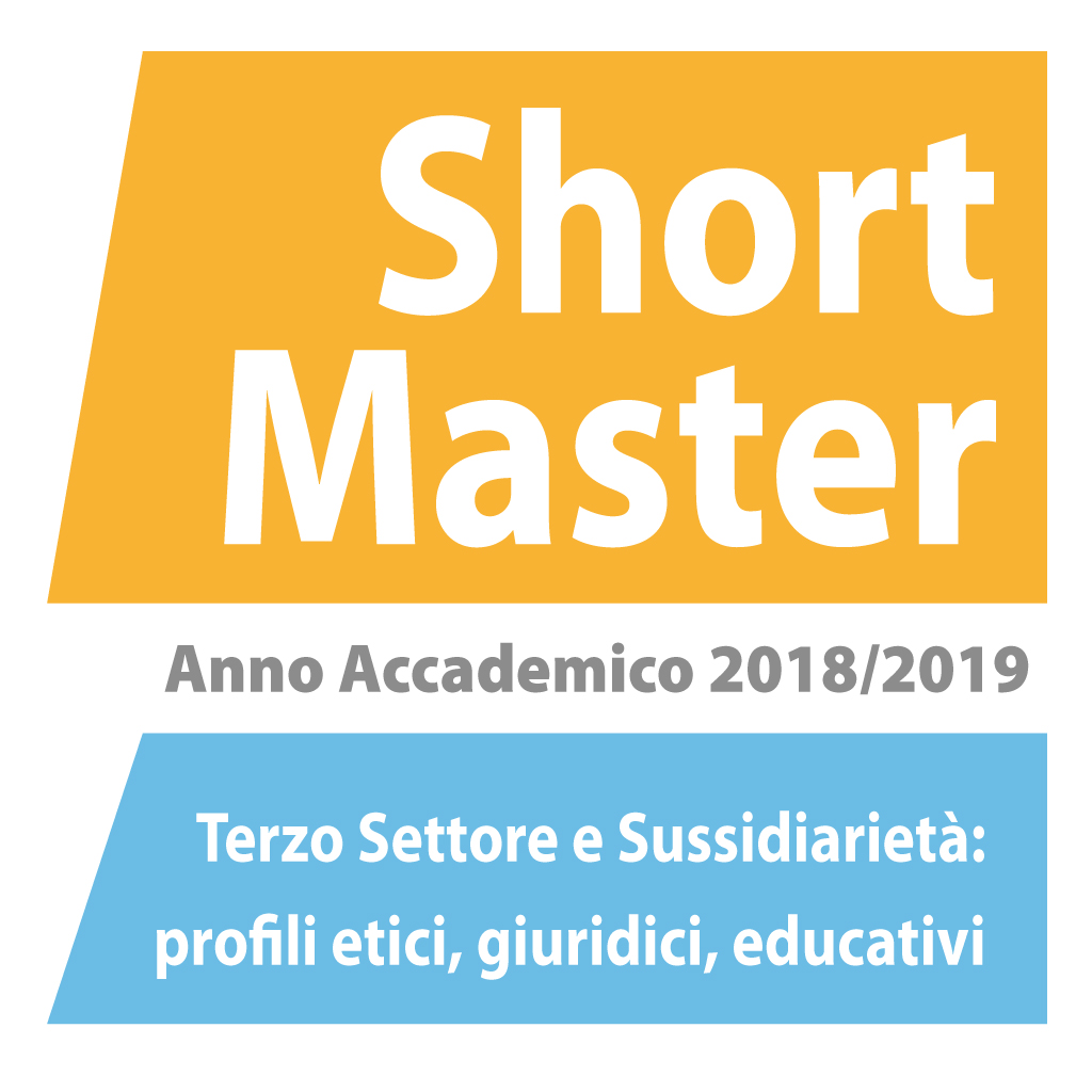 banner Short Master Terzo Settore e Sussidiarietà 2019