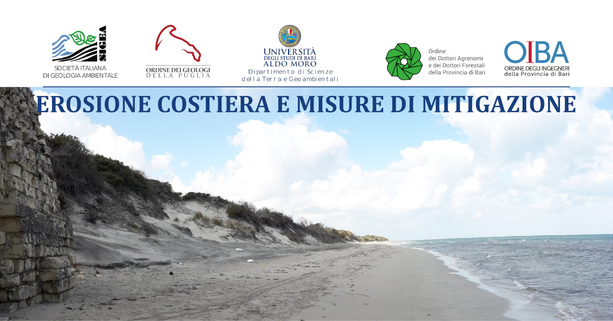 Erosione costiera e misure di mitigazione - SIGEA 2019