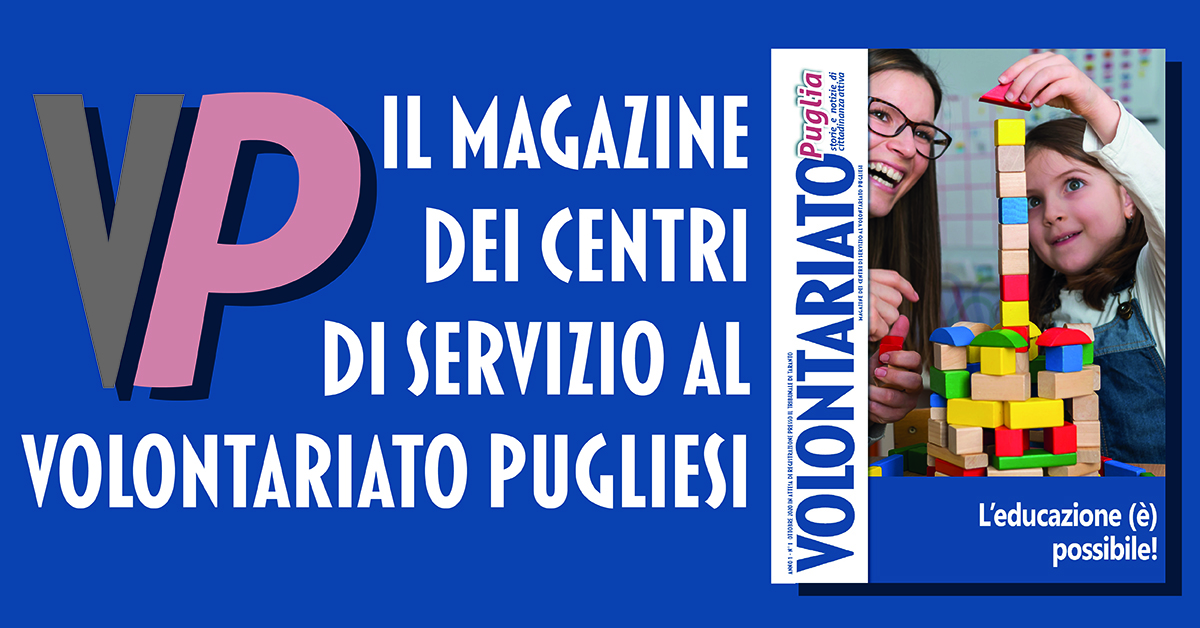 Banner L'educazione (è) possibile! - Volontariato Puglia - Ottobre 2020
