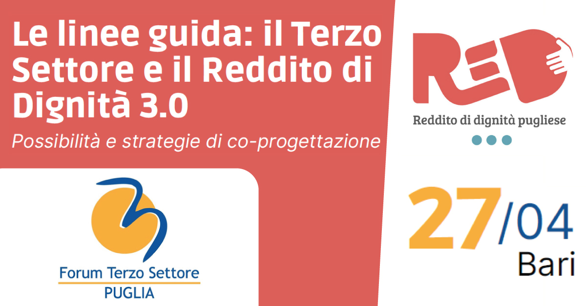 Banner-Terzo-Settore-e-Reddito-di-Dignità-strategie-co-progettazione-Forum-Terzo-Settore-Puglia