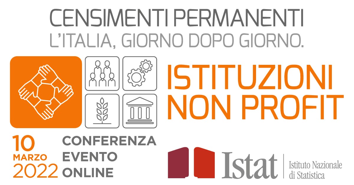 Banner Rilevazione campionaria sulle Istituzioni non profit videoconferenza Istat