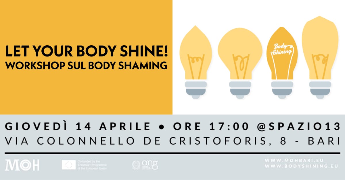 Banner Let your body shine workshop body shaming MOH Mobility Opportunities Hub