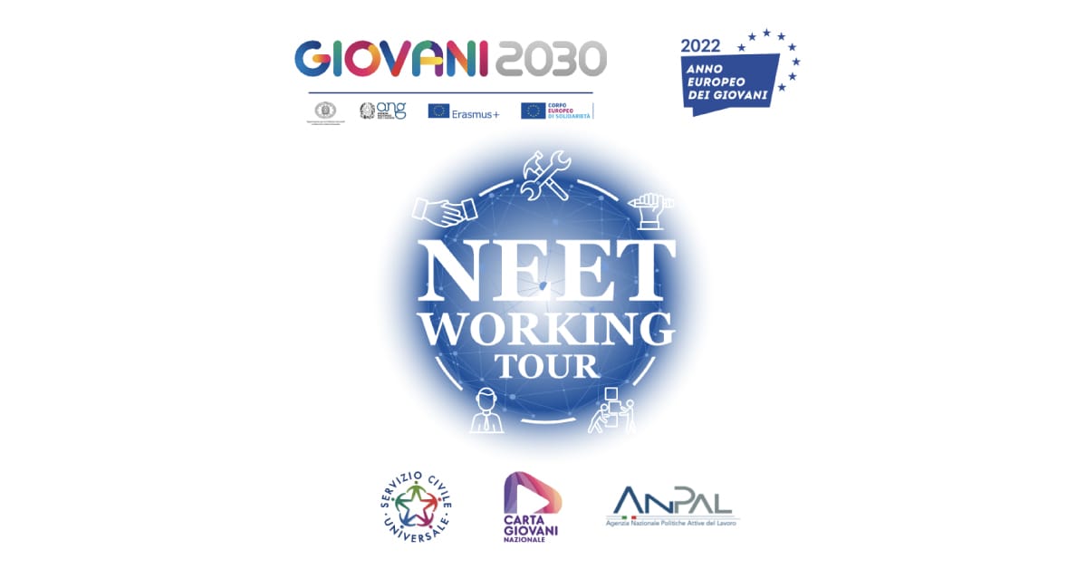 Banner Neet Working Tour Aprile 2022 Matera e Brindisi