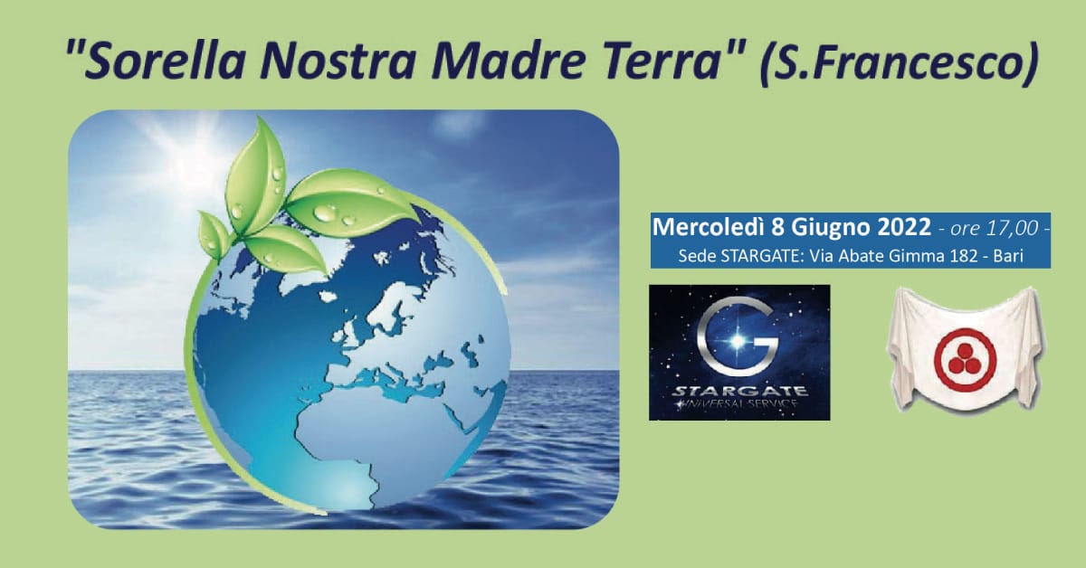 Banner seminario Sorella Nostra Madre Terra - Stargate Universale Service ADV