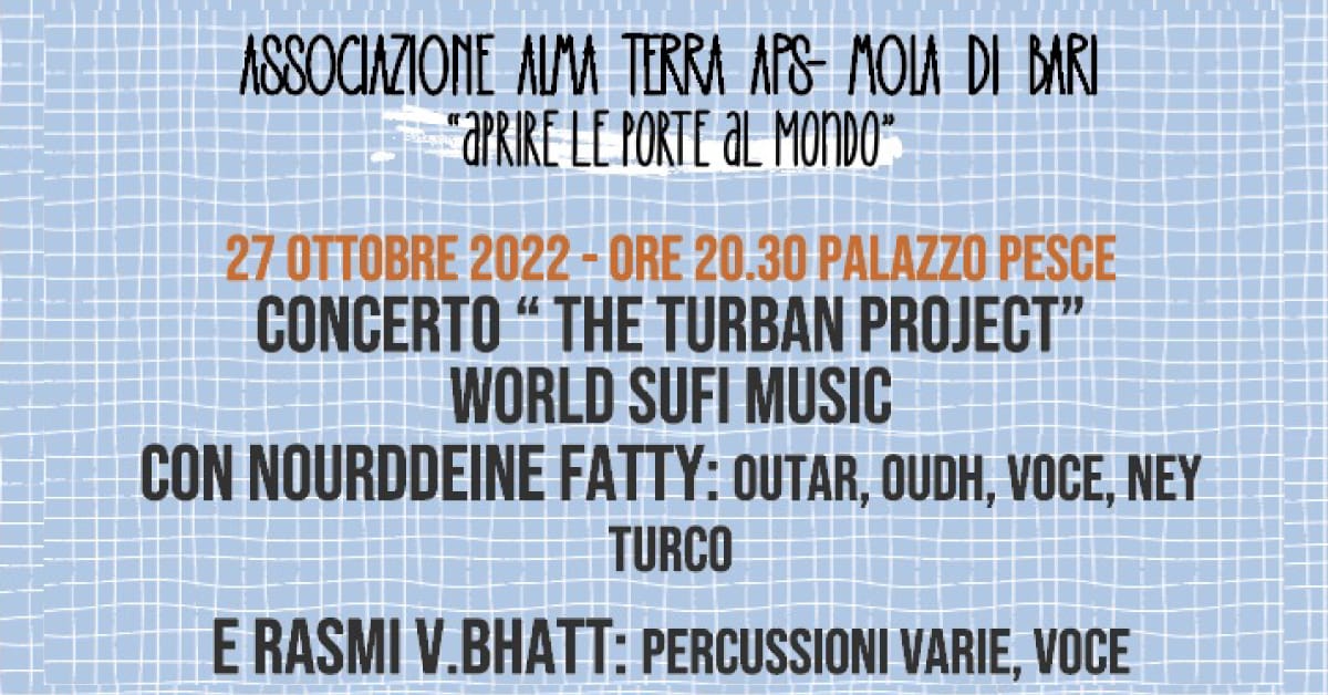 Banner concerto The Turban Project Alma Terra APS