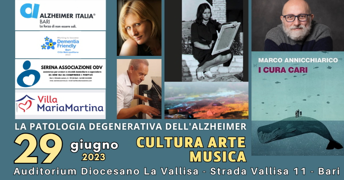 Banner cultura arte musica Alzheimer Bari OdV Serena OdV