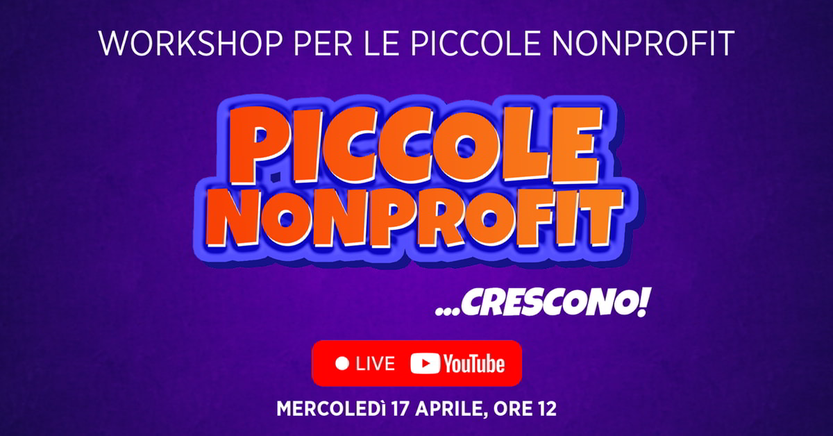 Festival del Fundraising webinar Piccole Non Profit Crescono