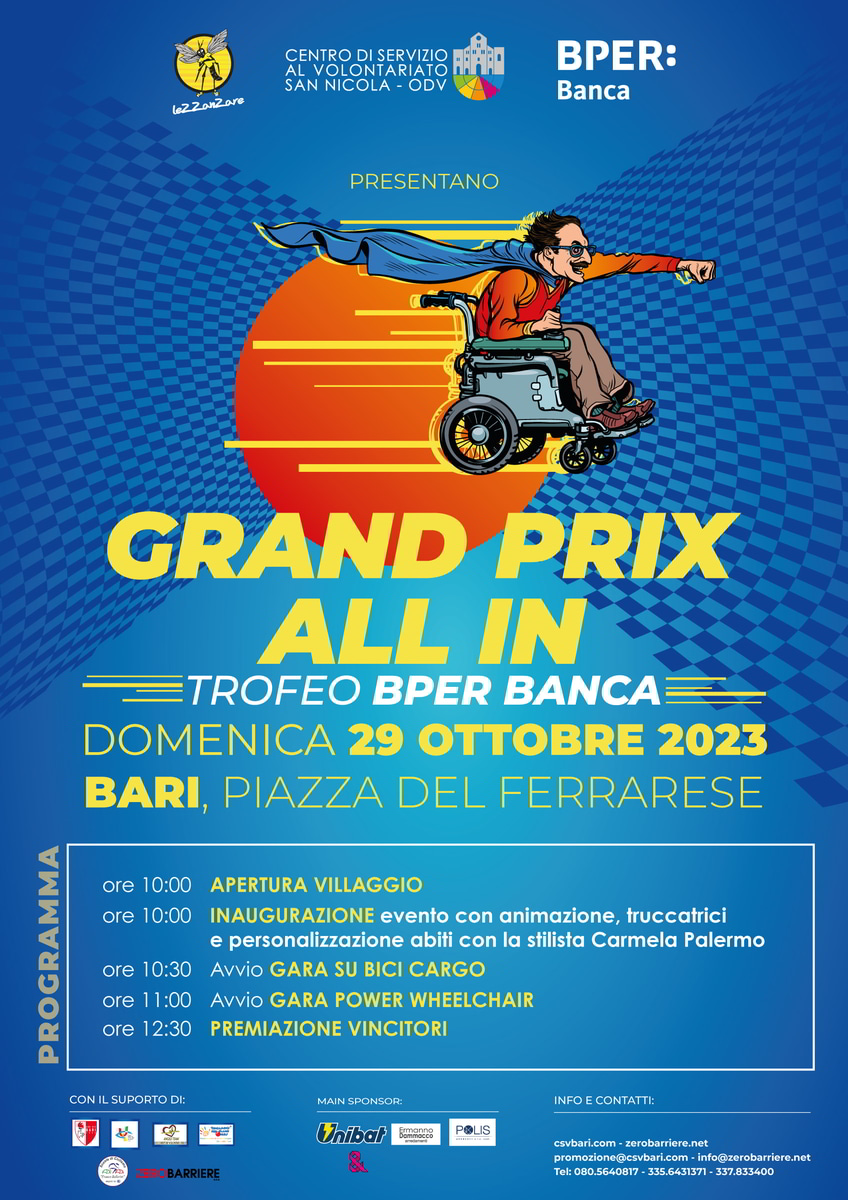 Locandina Trofeo BPER Banca Grand Prix All In 2023